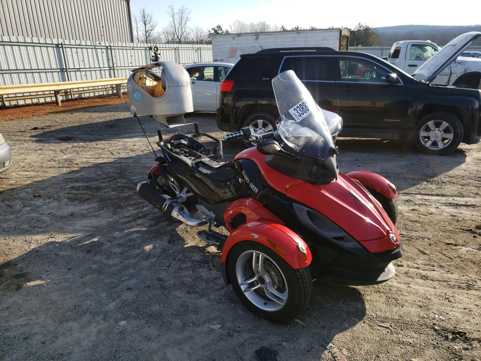 Damaged Can-Am Spyder Roadster Se5 Motorcycle For Sale And ...