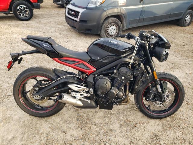  Salvage Triumph Motorcycle Street