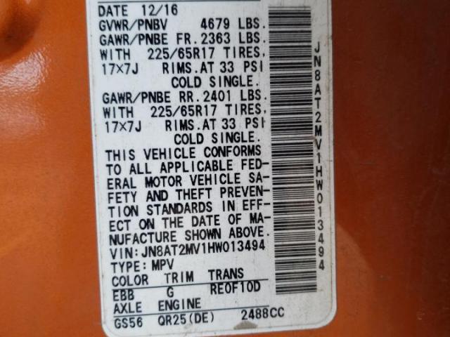 Nissan Rogue S Image 9