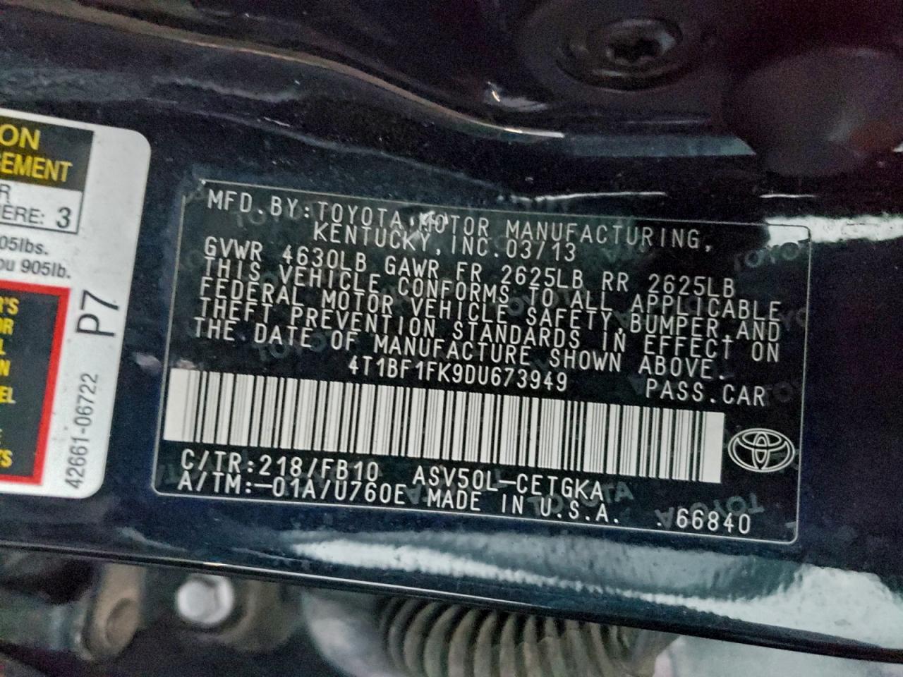 Toyota Camry L Image 6