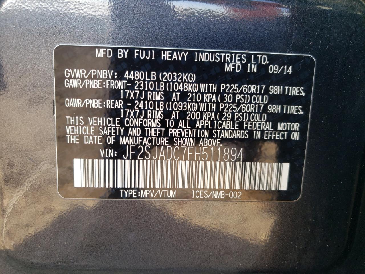 Subaru Forester 2.5i Premium Image 10