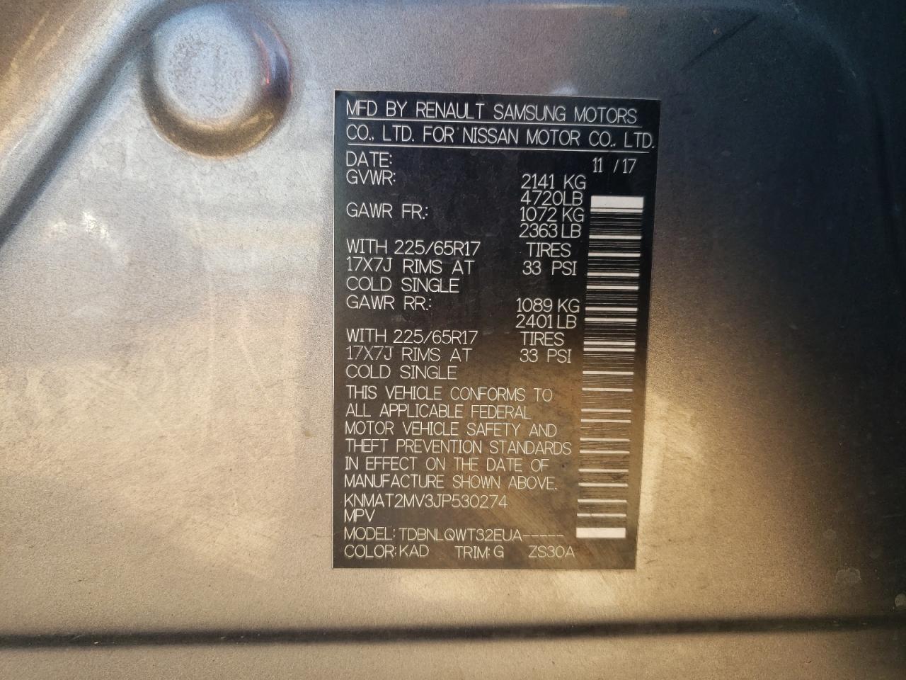 Nissan Rogue S Image 9