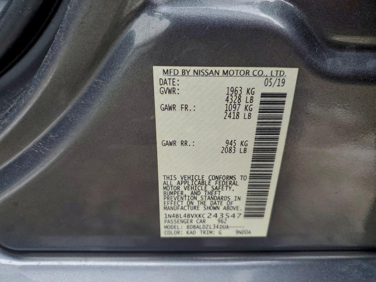 Nissan Altima S Image 3