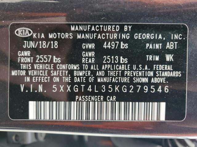 Kia Optima Lx Image 9