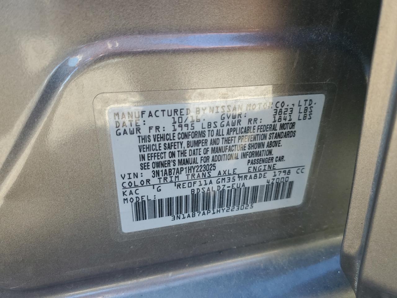 Nissan Sentra S Image 11