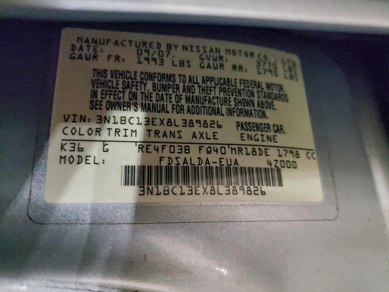 Nissan Versa S Image 12