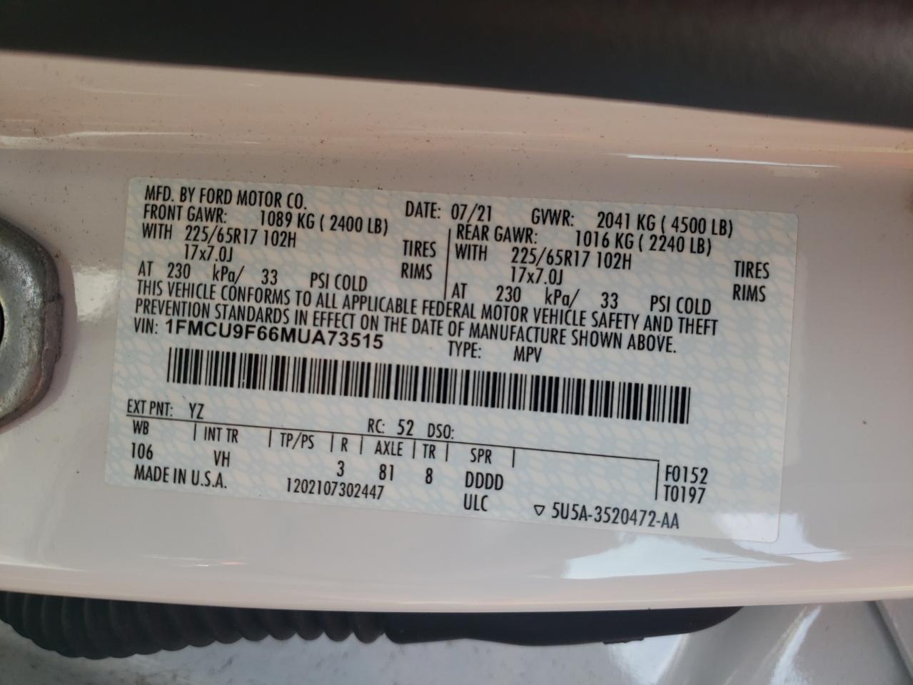 Ford Escape S Image 9