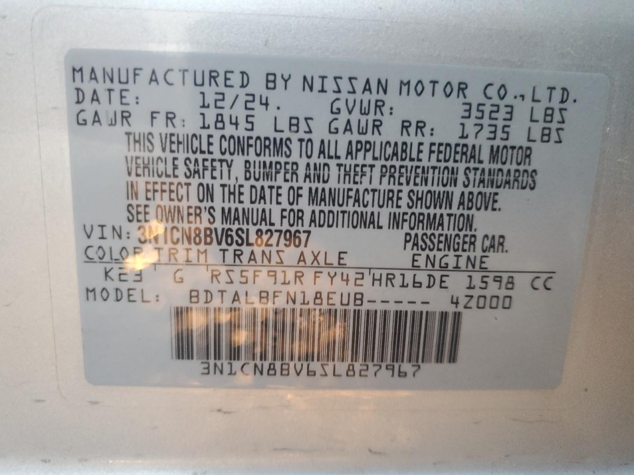 Nissan Versa S Image 12