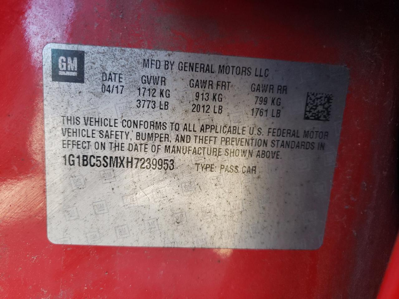 Chevrolet Cruze Ls Image 11