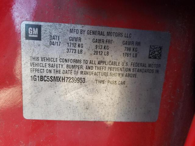 Chevrolet Cruze Ls Image 11