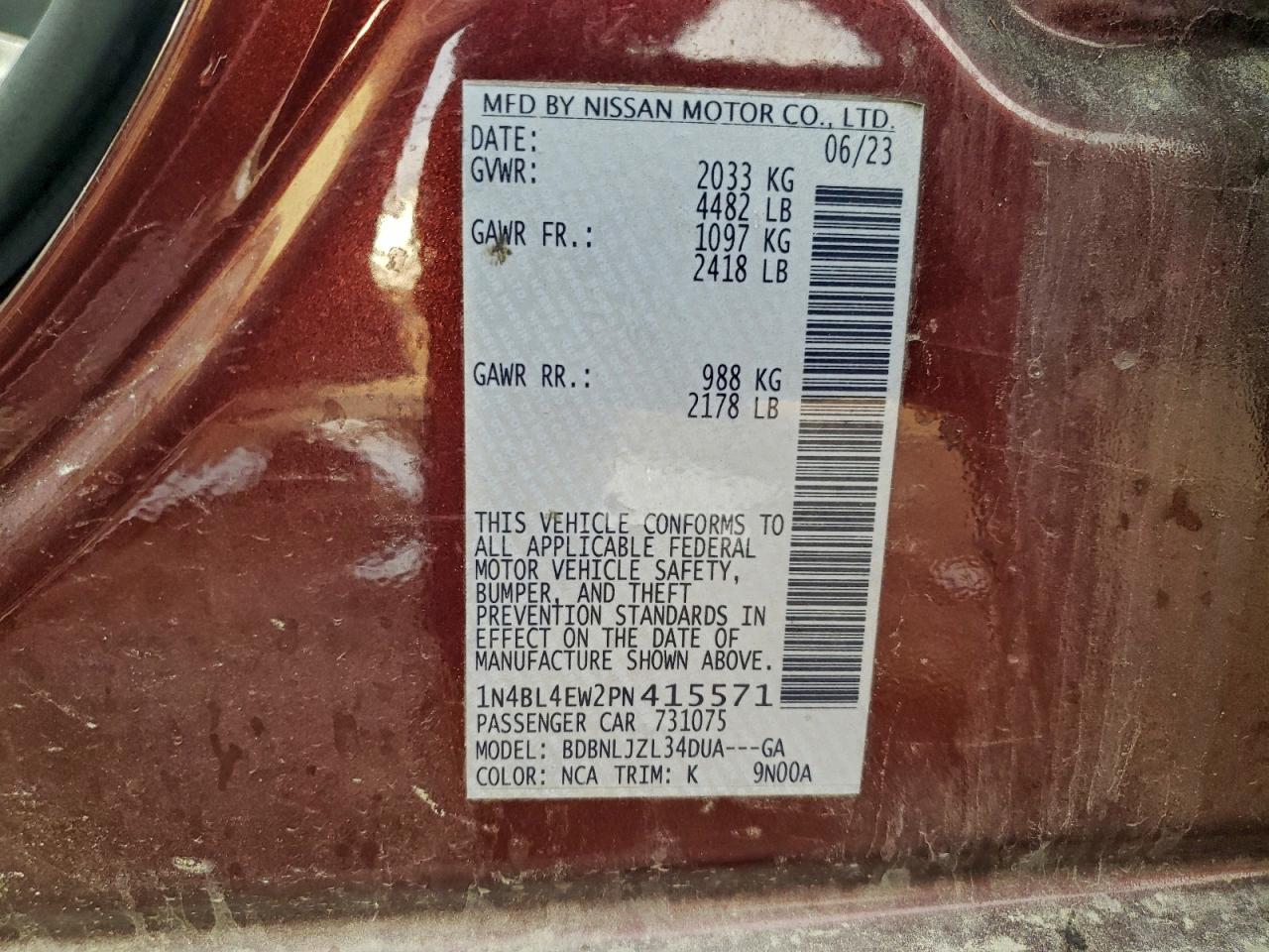 Nissan Altima Sl Image 10