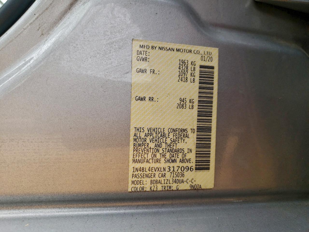 Nissan Altima Sl Image 9