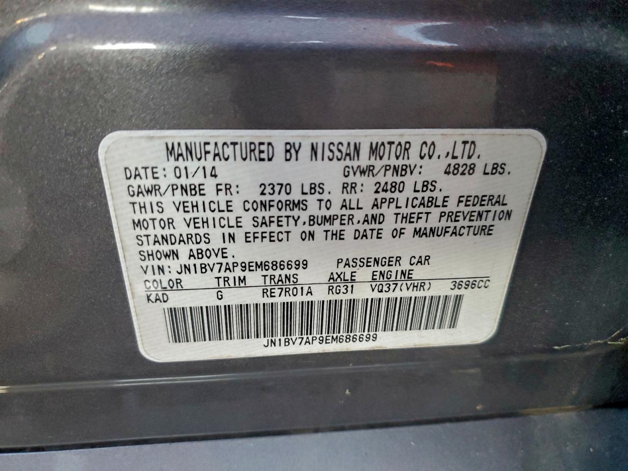 INFINITI Q50 Base Image 7