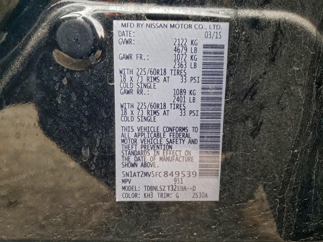 Nissan Rogue S Image 10