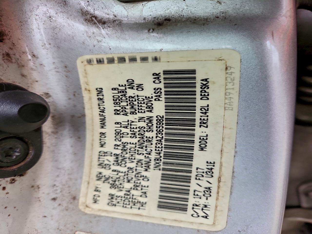 Toyota Corolla Base Image 11