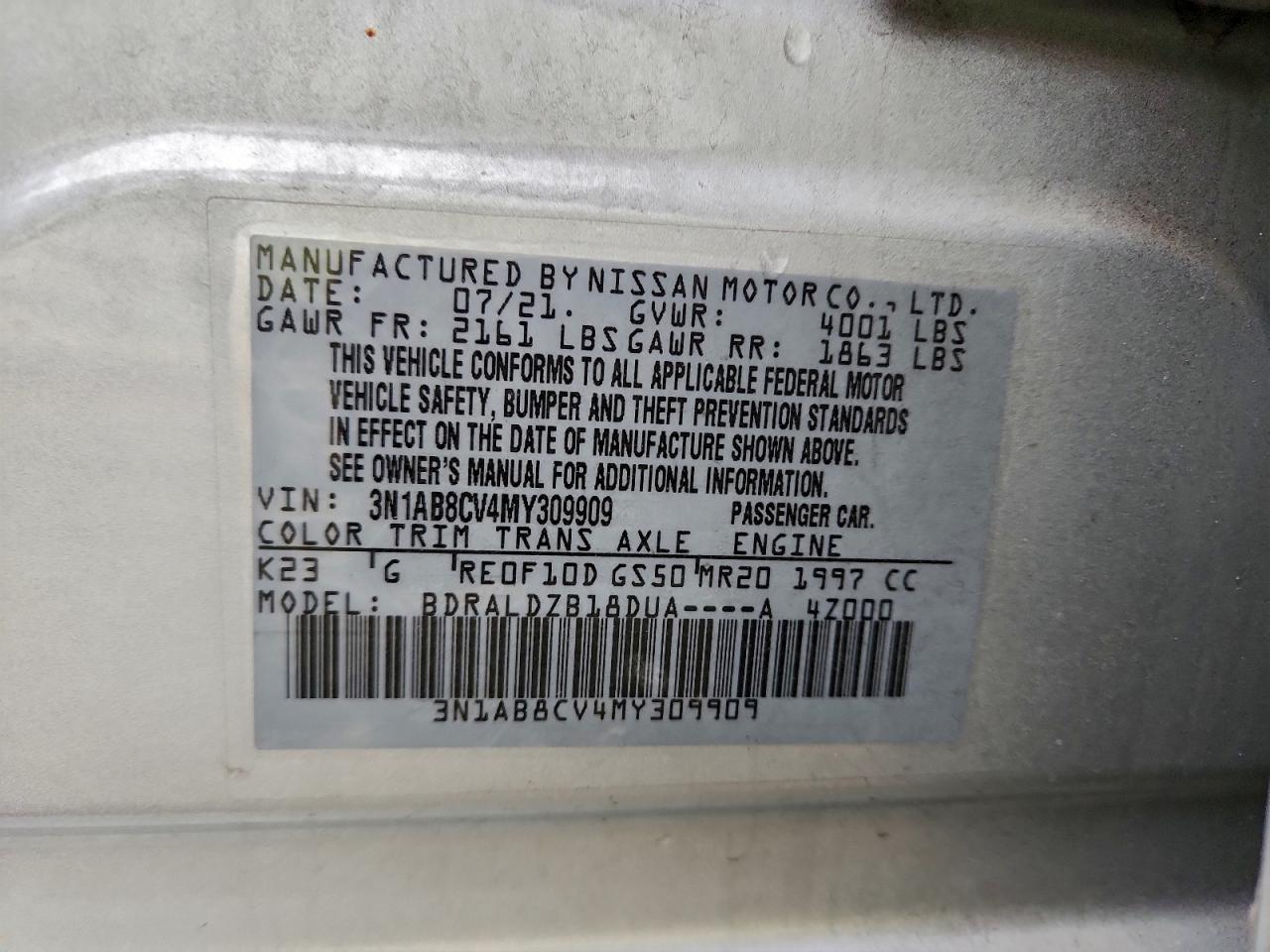 Nissan Sentra Sv Image 7