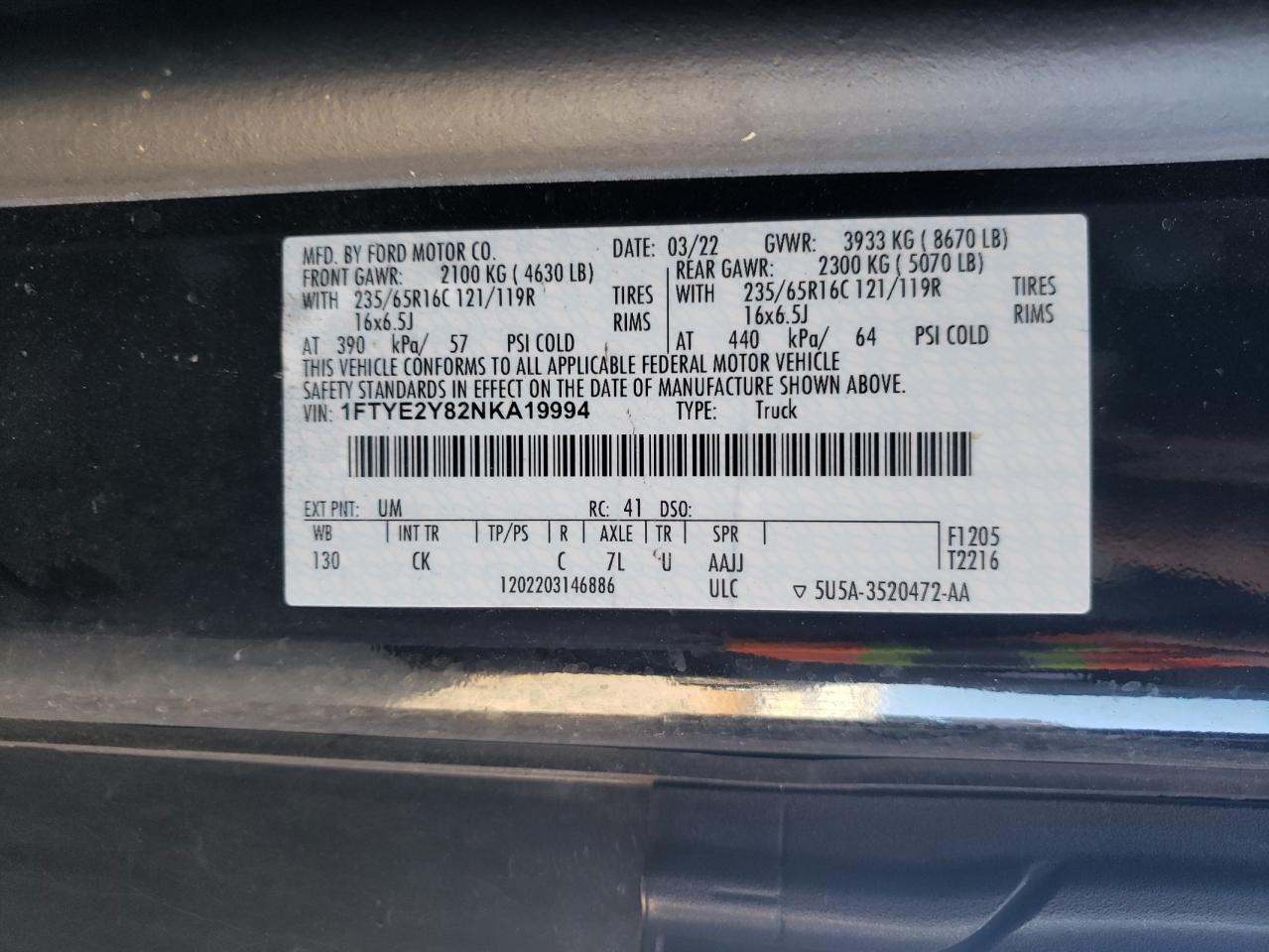 Ford Transit T-150 Image 12