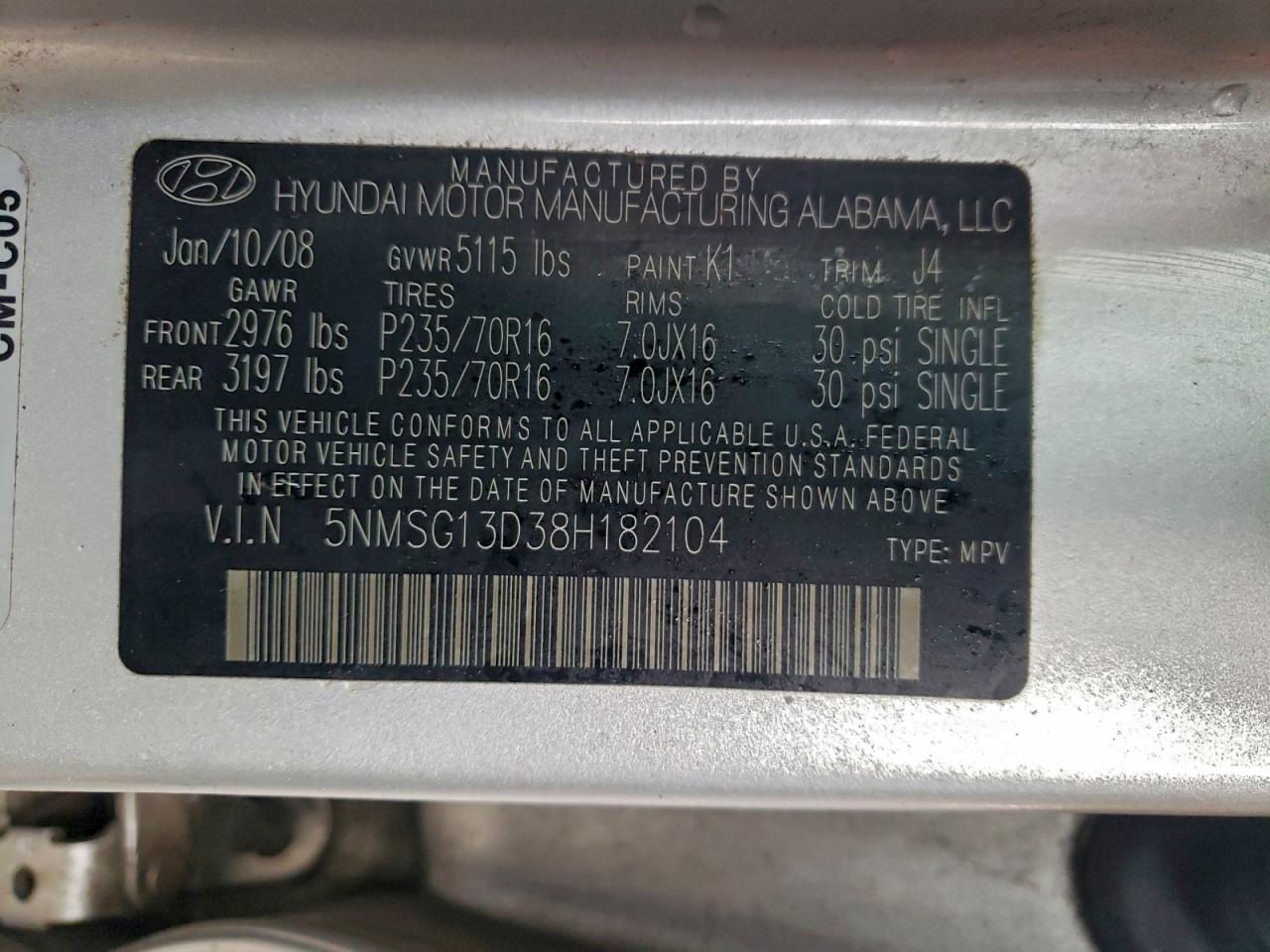 Hyundai SANTA FE Gls Image 13