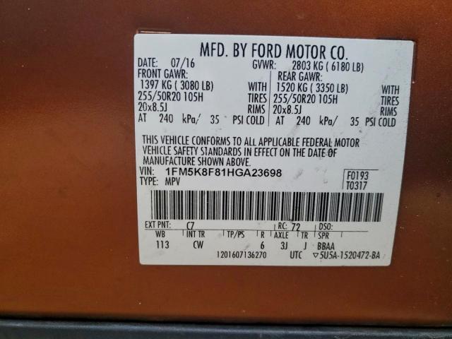 Ford Explorer Limited Image 11