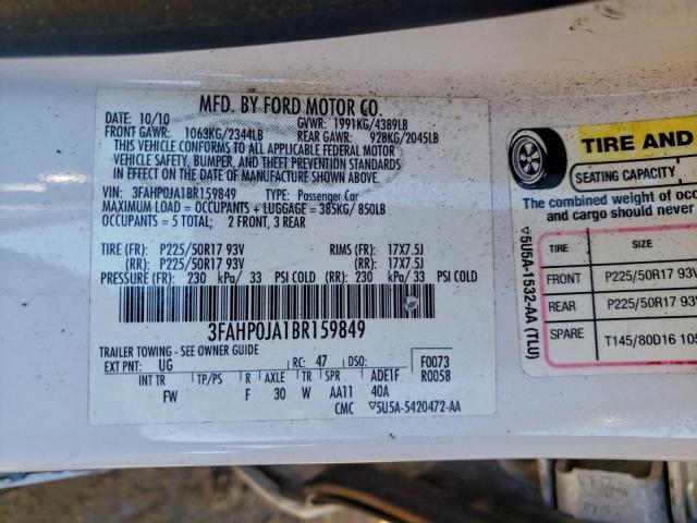 Ford Fusion Sel Image 8