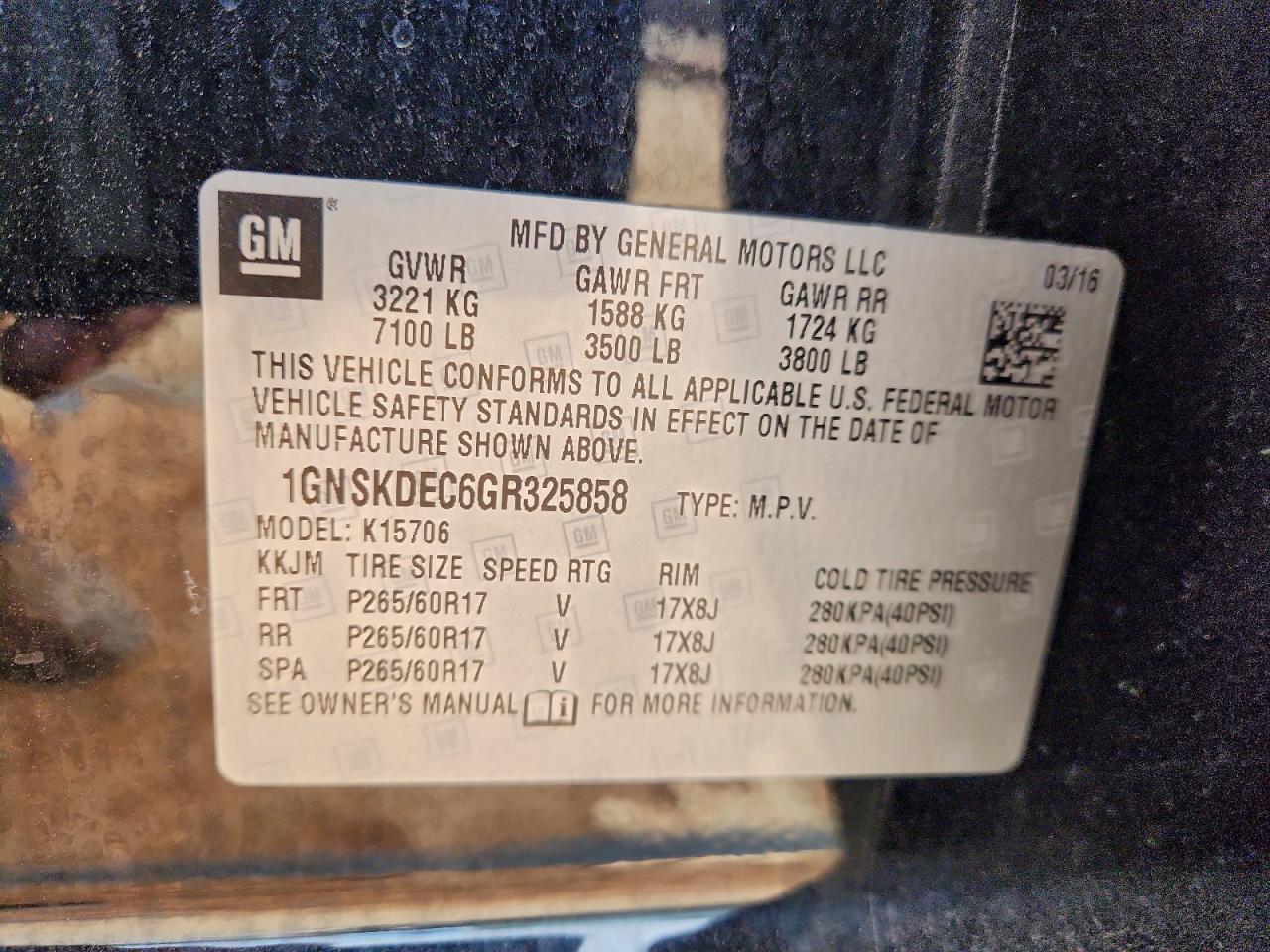 Chevrolet Tahoe Police Image 13